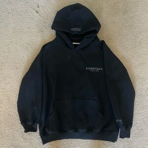 Essentials Black Hoodie